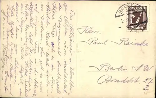 Ak Hopfreben Schoppernau in Vorarlberg, Häuser, Berge, Wald