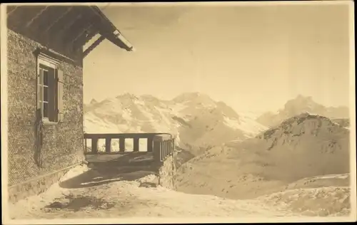 Foto Ak in Tirol, Ulmerhütte mit Patteriol