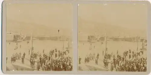 Stereo Foto Dampfer Yorck, 19 Februar 1914