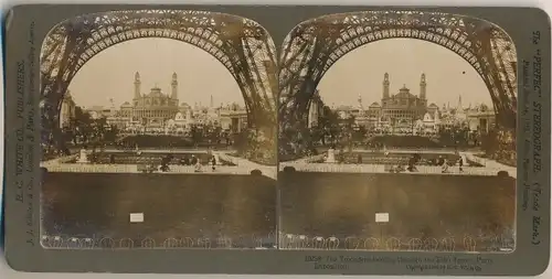 Stereo Foto Paris VII., Trocadero, Eiffelturm