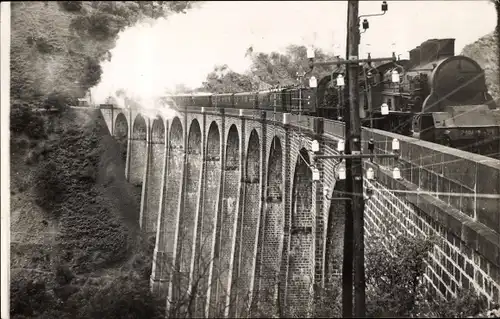 Foto Französische Eisenbahn, Dampflok, Marseille-Vichy