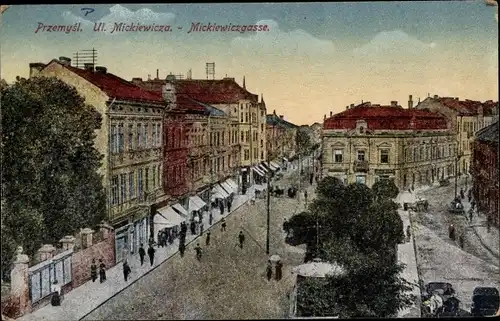 Ak Przemyśl Polen, Mickiewiczgasse
