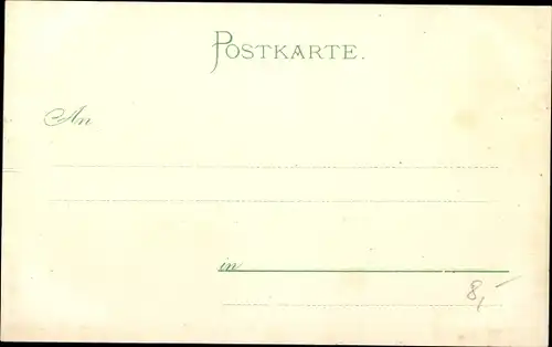 Litho Kaisermanöver 1897, Kaiser Wilhelm II., Prinzregent Luitpold