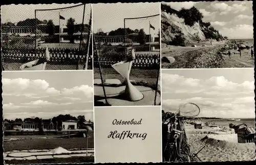 Ak Haffkrug Scharbeutz Ostholstein, Strand, Minigolf