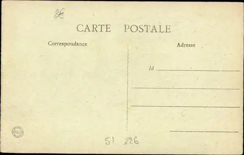 Ak Fère Champenoise Marne, Kirche und Rue de Vitry