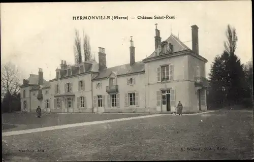 Ak Hermonville-Marne, Chateau Saint Remi