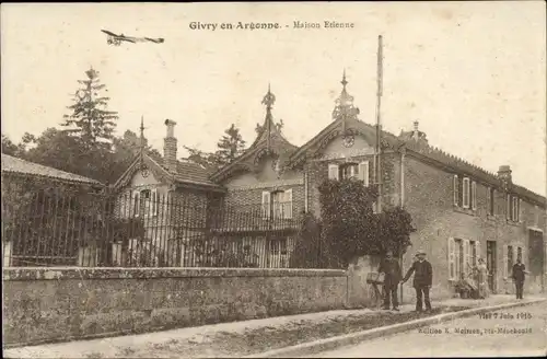 Ak Givry und Argonne Marne, Maison Etienne