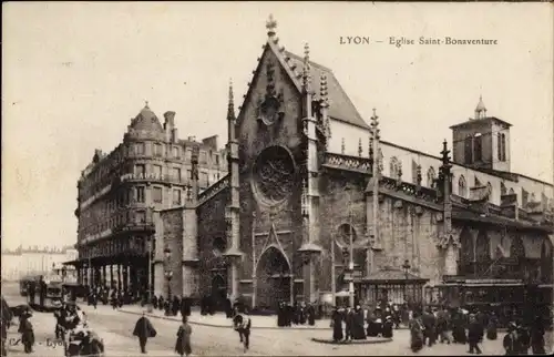 Ak Lyon Rhône, Kirche Saint-Bonaventura