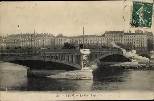 Ak Lyon Rhône, Pont Lafayette