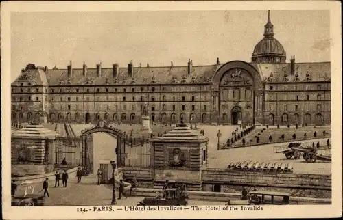 Ak Paris VII, Hotel des Invalides