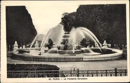 Ak Paris III, La Fontaine Carpeaux