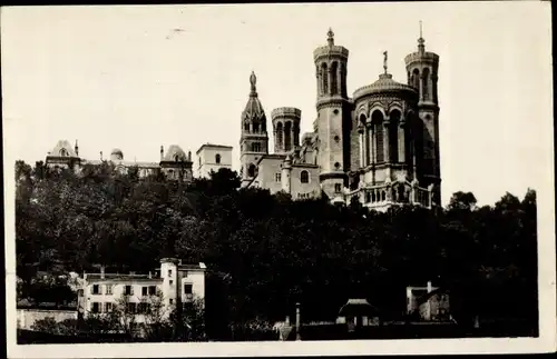 Ak Lyon Rhône, Apsis der neuen Kirche von Fourvière