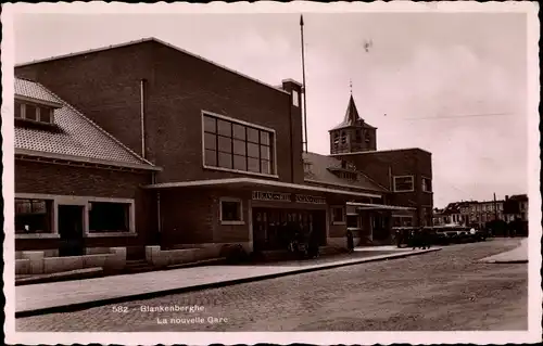 Ak Blankenberghe Blankenberge Westflandern, Bahnhof
