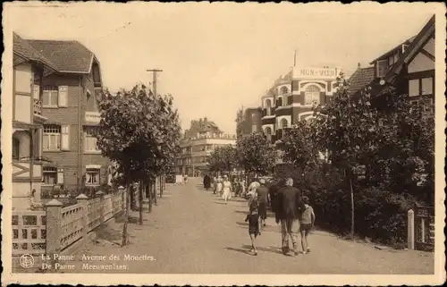 Ak La Panne De Panne Westflandern, Meeuwenlaan