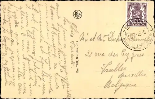 Ak La Panne De Panne Westflandern, Meeuwenlaan