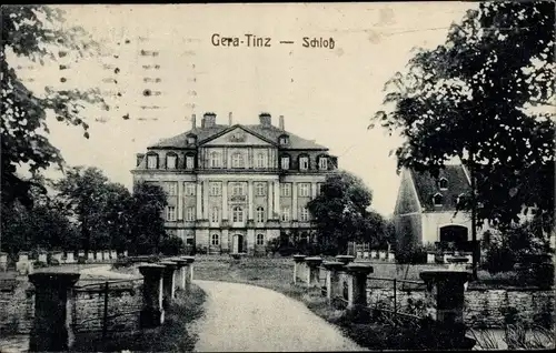 Ak Tinz Gera in Thüringen, Schloss