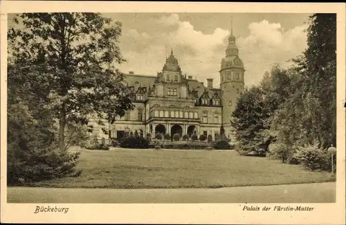 Ak Bückeburg im Kreis Schaumburg, Palais der Fürstin-Mutter