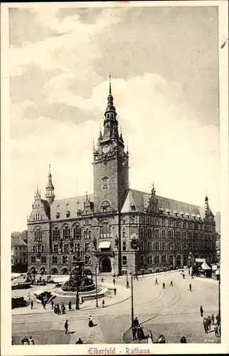 Ak Elberfeld Wuppertal, Rathaus