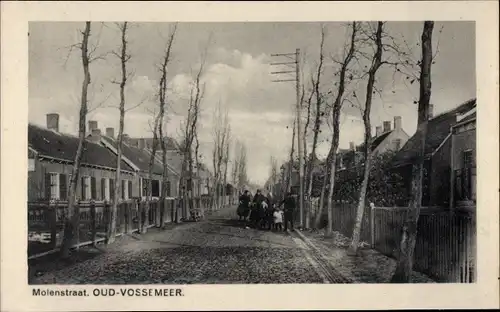 Ak Oud Vossemeer Zeeland Niederlande, Molenstraat