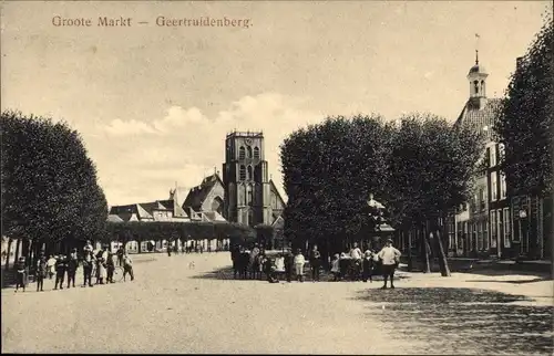 Ak Geertruidenberg Nordbrabant Niederlande, Groote markt