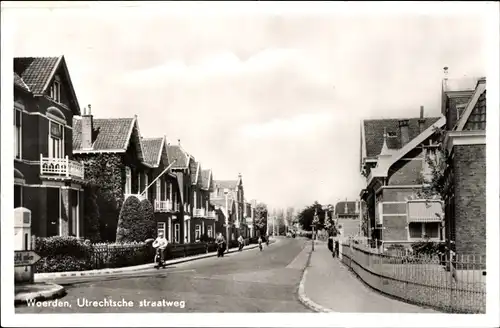Ak Woerden Utrecht Niederlande, Utrechtsche straatweg