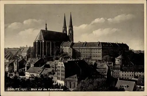 Ak Görlitz in der Lausitz, Peterskirche