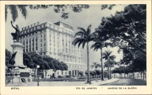 Ak Rio de Janeiro Brasilien, Jardins de la Gloria