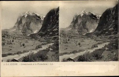 Stereo Ak Grindelwald Kanton Bern, Wetterhorn
