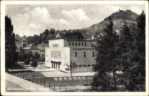 Ak Bad Blankenburg in Thüringen, Stadthalle