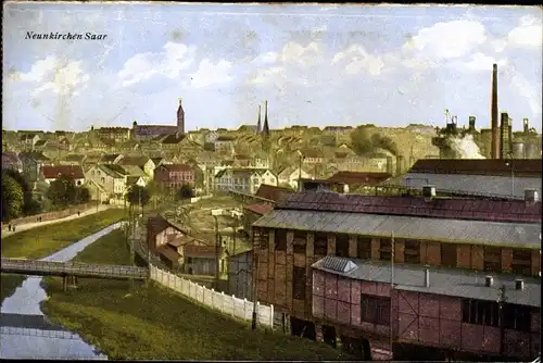 Ak Neunkirchen im Saarland, Panorama