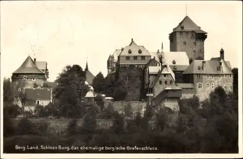 Ak Burg an der Wupper Solingen, Schloss Burg