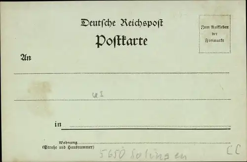 Mondschein Ak Solingen im Bergischen Land, Müngstener Brücke, Kaiser Wilhelm Brücke