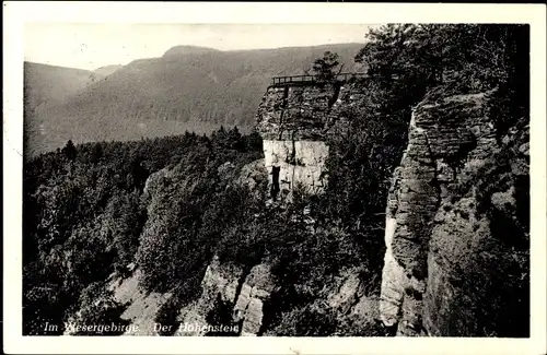 Ak Hessisch Oldendorf an der Weser, Hohenstein im Wesergebirge