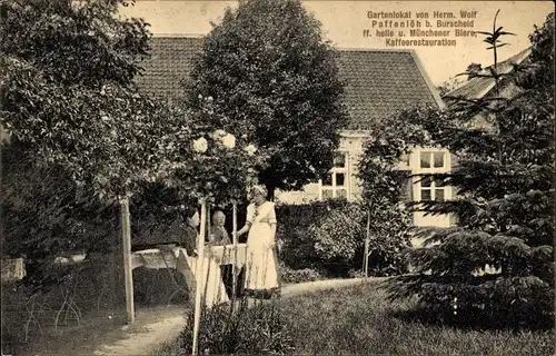 Ak Paffenlöh Burscheid in Nordrhein Westfalen, Gartenlokal