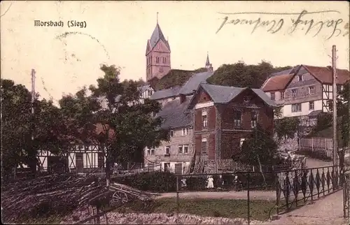 Ak Morsbach im Oberbergischen Kreis, Teilansicht