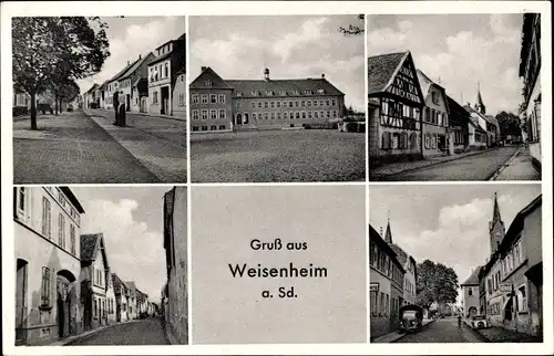 Ak Weissenheim Weisenheim am Sand Pfalz, Teilansichten