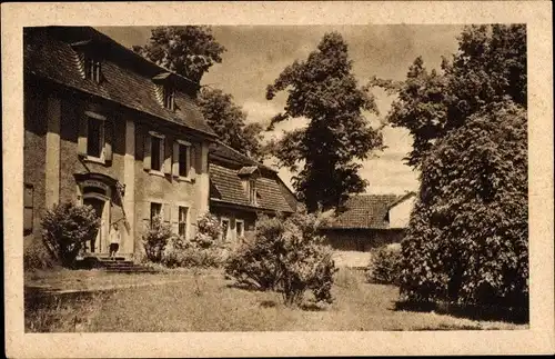 Ak Tännich Großkochberg, Reichs Ferienheim Guts Schloss