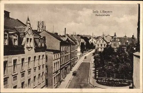 Ak Selb im Fichtelgebirge Oberfranken, Ascherstraße