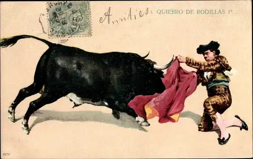 Litho Stierkampf, Kniebruch