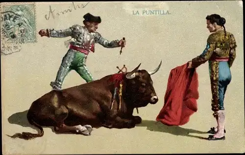 Litho-Stierkampf, La Puntilla