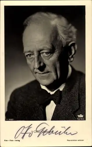 Ak Schauspieler Otto Gebühr, Portrait, Autogramm