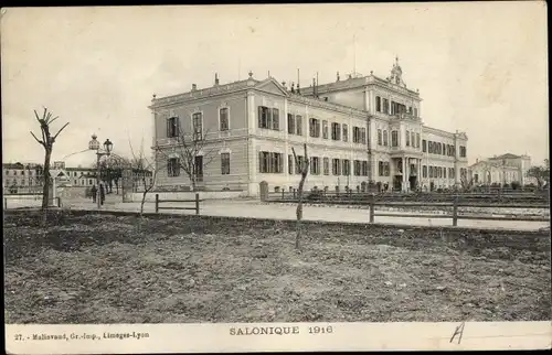 Ak Thessaloniki Griechenland, griechisches Waisenhaus