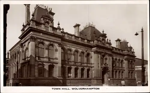 Ak Wolverhampton West Midlands England, Town Hall