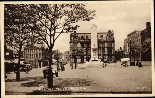 Ak Preston North West England, Market Place