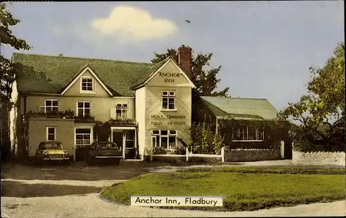 Ak Fladbury Worcestershire England, Anchor Inn