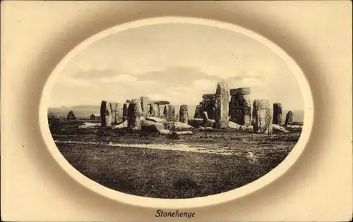 Ak Amesbury Wiltshire England, Stonehenge