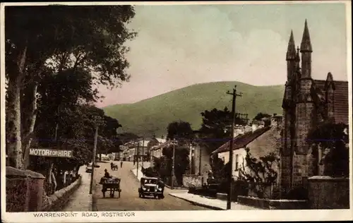 Ak Rostrevor County Down Irland, Warrenpoint Road