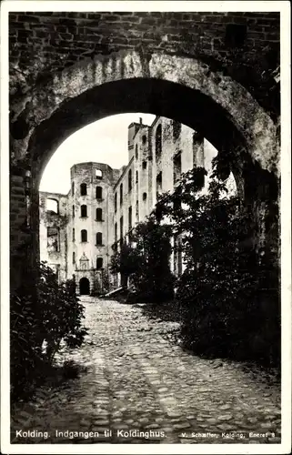 Ak Kolding Dänemark, Indgangen til Koldinghus