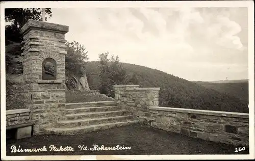 Ak Olsztynek Hohenstein Ostpreußen?, Bismarck-Plakette