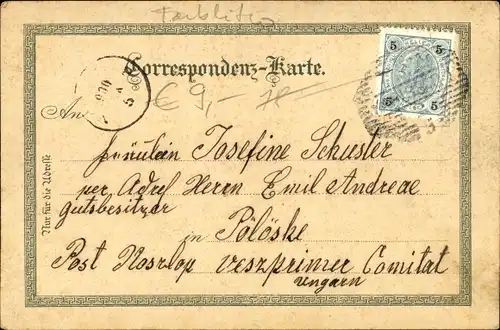 Litho Karlovy Vary Karlsbad Stadt, Felsenquelle, Sprudelkolonnade